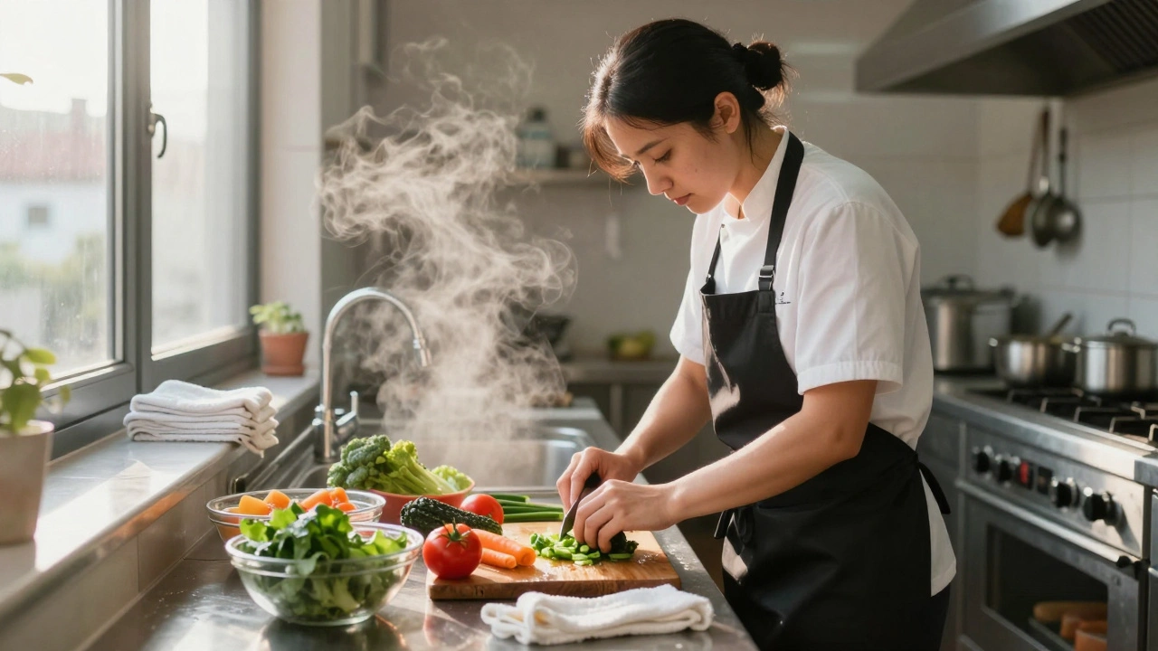 ¿Cuál es la diferencia entre un auxiliar de cocina y un ayudante de cocina?