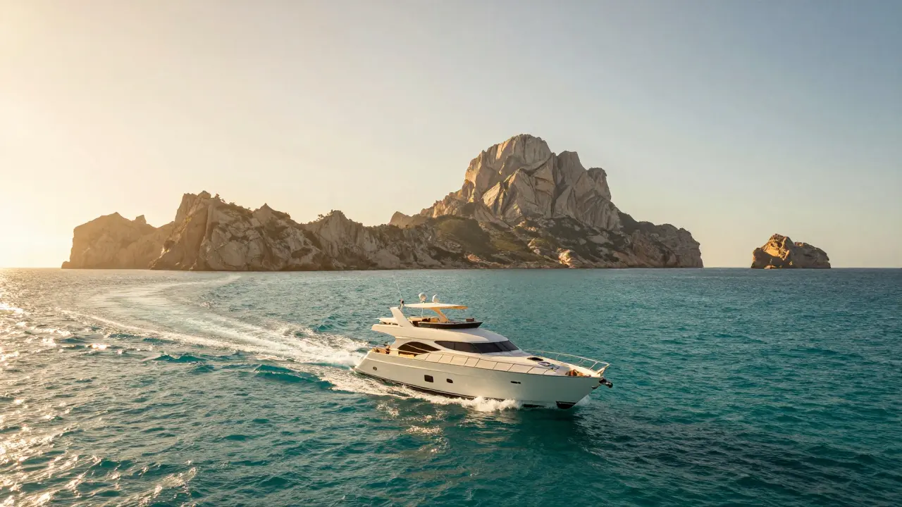 ¿Cuánto tiempo se tarda en dar la vuelta a Ibiza en barco? Guía práctica para alquilar un yate