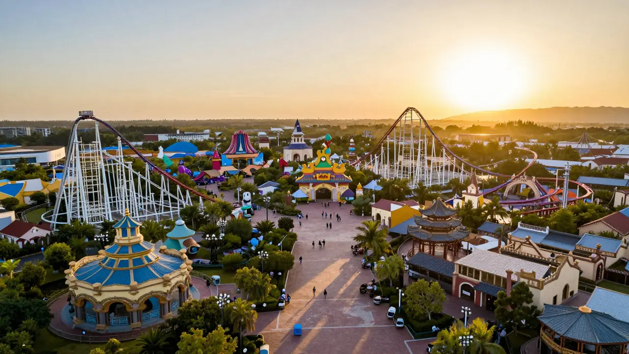 ¿Qué es más grande, Port Aventura o la Warner Bros. Movie World?