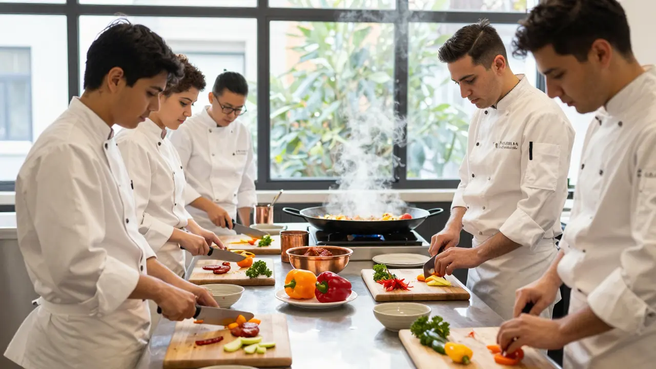 ¿Cuánto dura una clase en Le Cordon Bleu en Bilbao?
