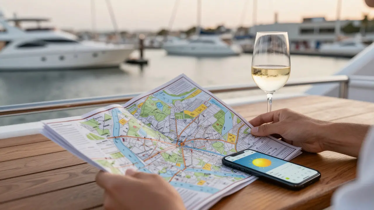 Planificación de ruta y presupuesto para alquiler de yate en Ibiza